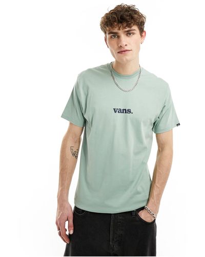 Vans T-shirt avec logo centré - clair - Vert