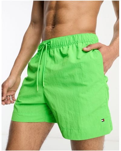 Tommy Hilfiger Medium Drawstring Swim Shorts - Green