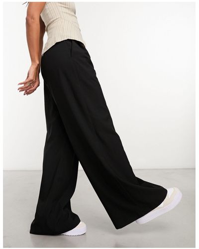 Closet Tailored Wide Leg Trouser - Black
