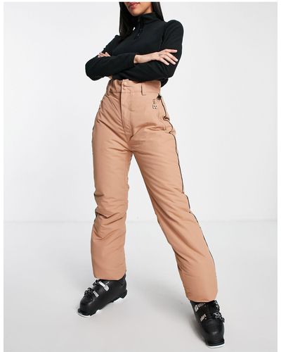 Missguided Ski - pantaloni slim color cammello - Nero