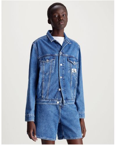 Calvin Klein – archival – jeansjacke - Blau