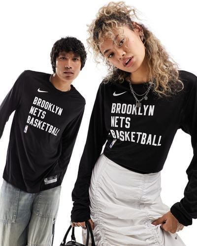 Nike Basketball – nba brooklyn nets – spotlight – unisex-sweatshirt - Schwarz
