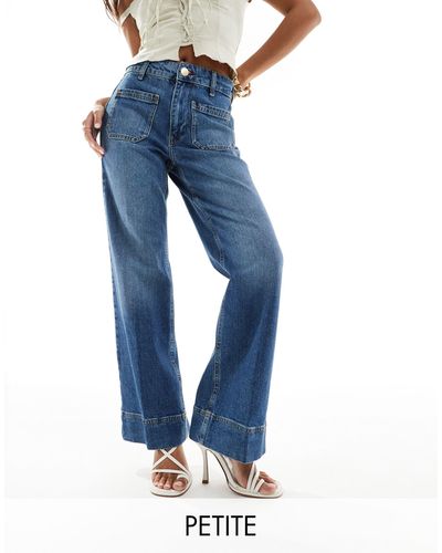 River Island Jeans a zampa medio - Blu