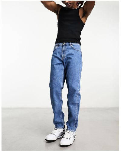 Lee Jeans – oscar – lässig geschnittene, schmal zulaufende jeans - Blau