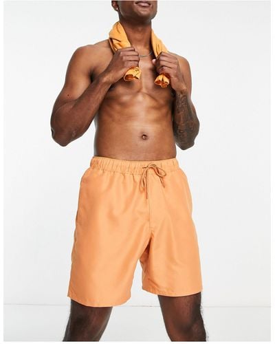 ASOS Swim Shorts - Orange