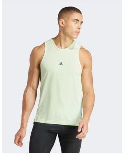 adidas Originals Adidas Training Yoga Tank Vest - White