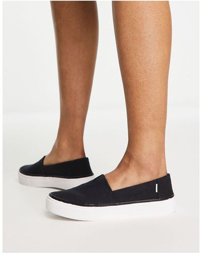 TOMS Parker Slip On Trainers - White