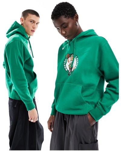 Nike Basketball Nba Unisex Boston Celtics Club Hoodie - Green