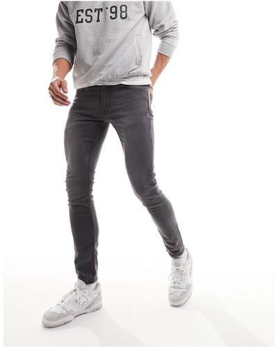 Only & Sons Warp Skinny Jeans - Gray