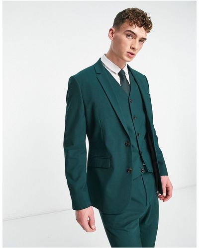 ASOS Skinny Suit Jacket - Green