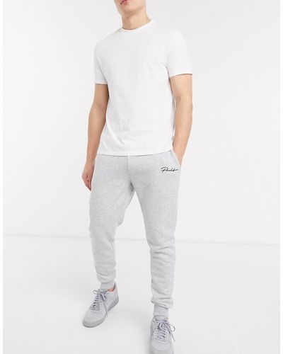 River Island Prolific - Smalle joggingbroek - Grijs