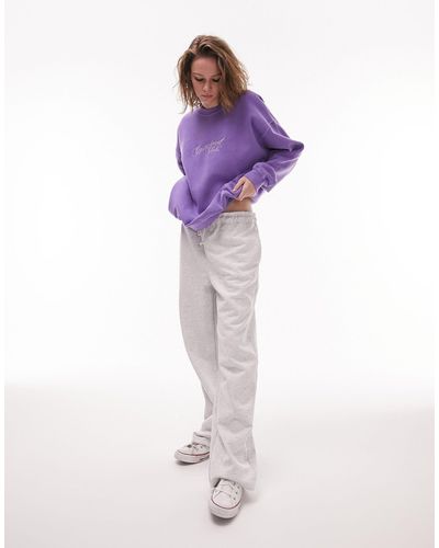 Topshop purple joggers cheap