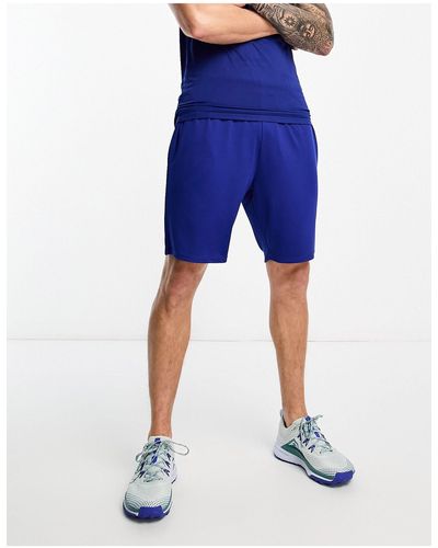 Threadbare Fitness - pantaloncini da allenamento elettrico - Blu