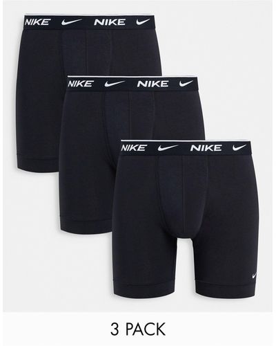 Nike Confezione da 3 boxer neri - Nero