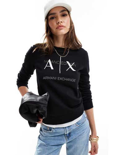 Armani Exchange – sweatshirt - Schwarz