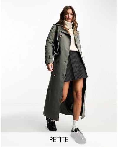 Forever New – maxi-trenchcoat - Weiß