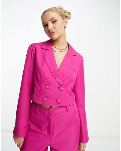 ONLY Cropped Blazer - Pink