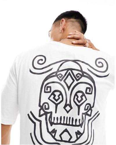 Bolongaro Trevor T-shirt manches courtes avec imprimé tête - Blanc