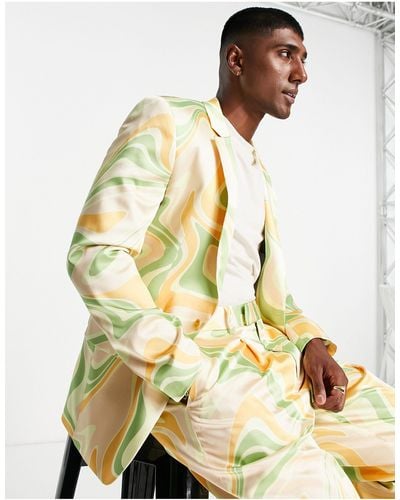 ASOS Skinny Suit Jacket - Multicolor