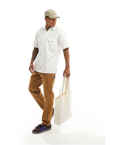 Dickies – kurzärmliges business-hemd - Weiß