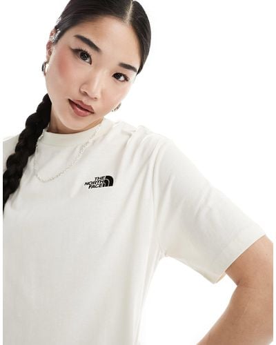 The North Face Simple Dome Logo Oversized T-shirt - White
