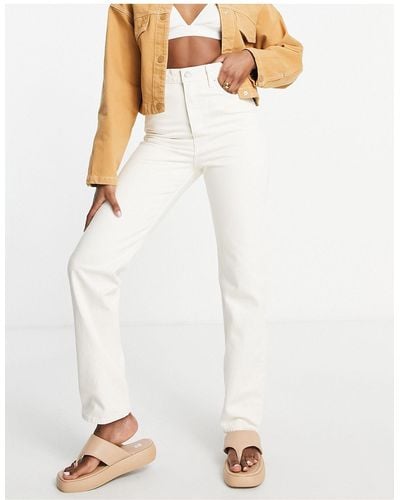 Levi's – jeans im stil der 70er jahre - Weiß