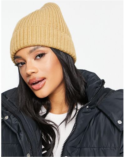 NA-KD Gebreide Beanie - Zwart