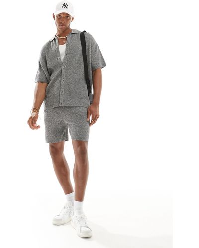 ASOS Co-ord Knitted Shorts - Grey