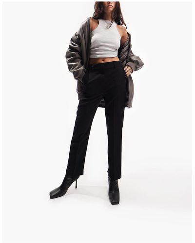 ASOS Pantalon cigarette près du corps - Noir