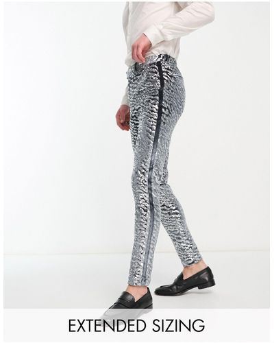 Skinny velvet store trousers