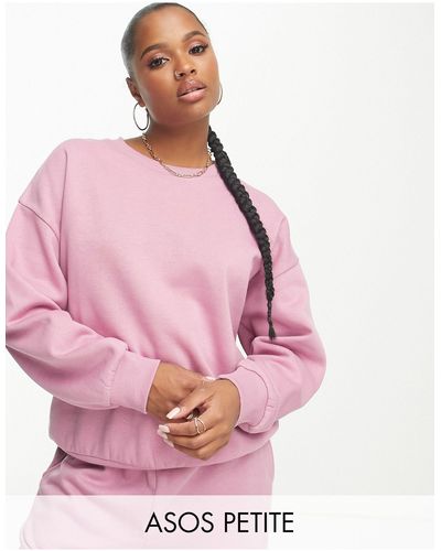 ASOS Petite - Oversized Sweater - Roze