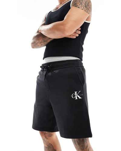 Calvin Klein Monologo Shorts - Black