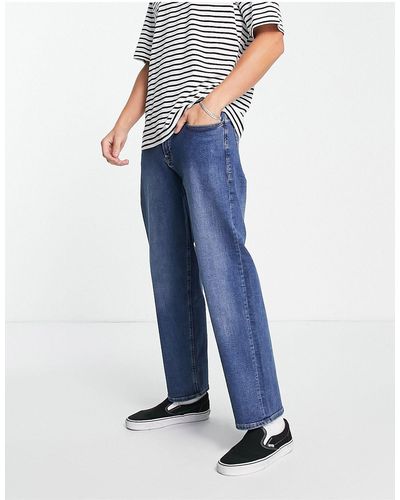 ADPT Jeans ampi lavaggio medio - Blu