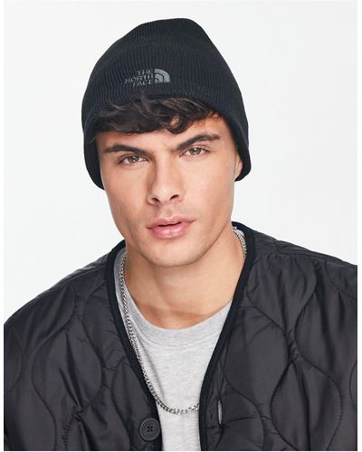 The North Face Bones Knitted Beanie - Black