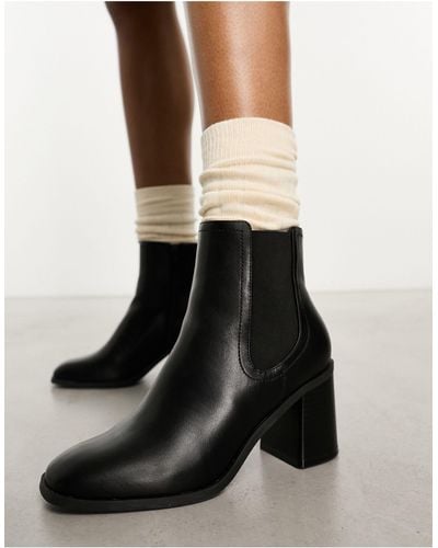 New Look Heeled Chelsea Boots - Black