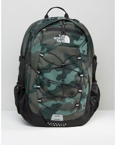 The North Face Borealis Backpack In Camo - Green