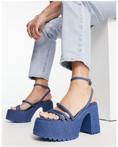 stradivarius black heels