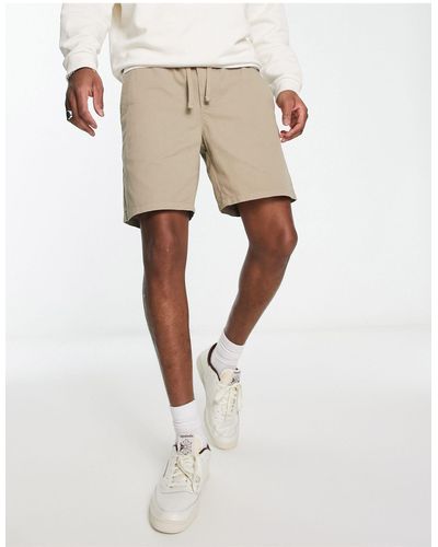 Only & Sons Pull-on Short Van Keperstof - Wit