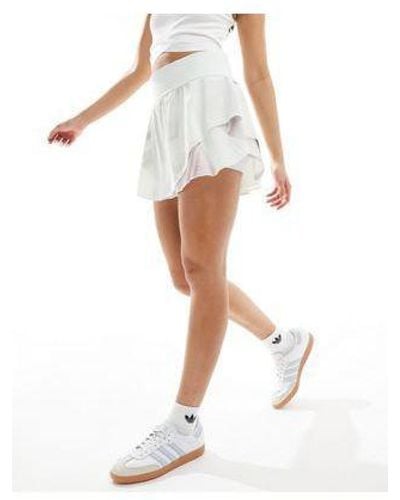 adidas Originals Adidas - tennis aeroready pro - jupe imprimée - Blanc