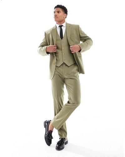 ASOS Slim Suit Jacket - Green