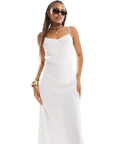 Cotton On Cotton On 90s Cami Maxi Slip Dress - White