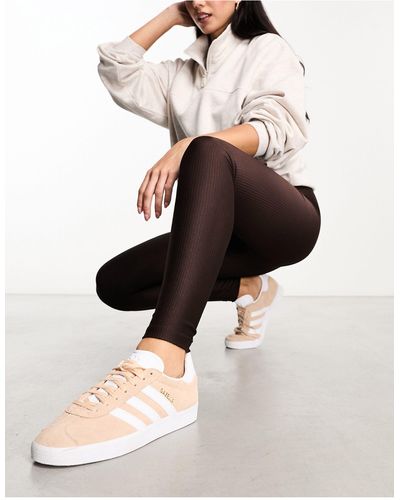 New Look Ribbed leggings - Natural