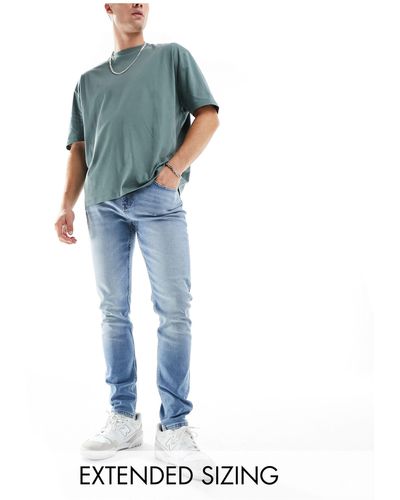 ASOS Jeans skinny lavaggio chiaro - Blu