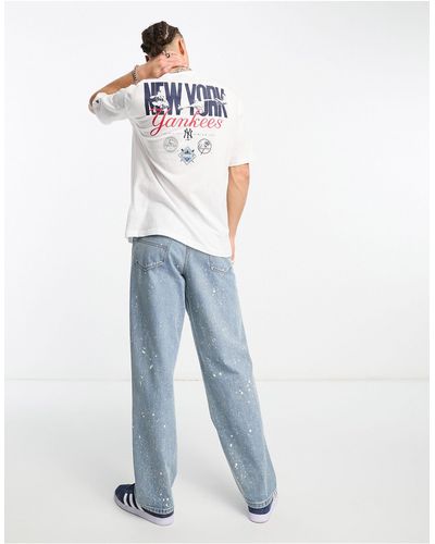 KTZ New York Yankees Backprint T-shirt - Blue