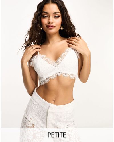 Collective The Label Exclusive Lace Bralet Co-ord - White