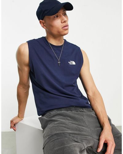 The North Face Simple Dome - Tanktop - Blauw