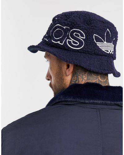 adidas Originals Sherpa Bucket Hat - Blue
