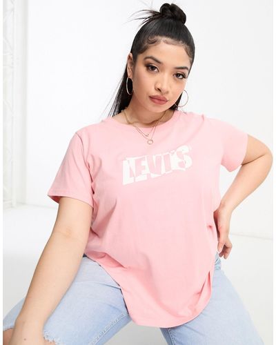 Levi's Plus Logo T-shirt - Pink