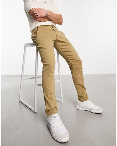 Abercrombie & Fitch Skinny Fit Modern Chino Trousers - White
