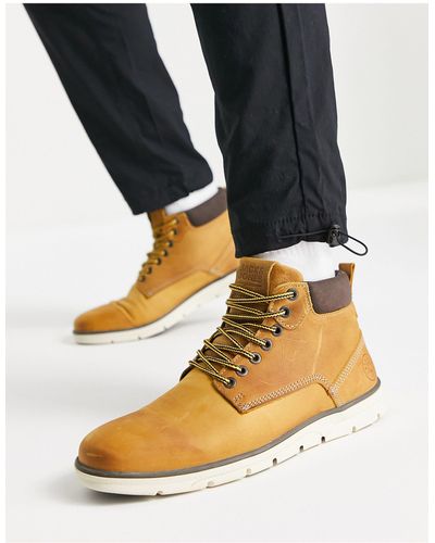 Jack & jones lace up nubuck boots cheap